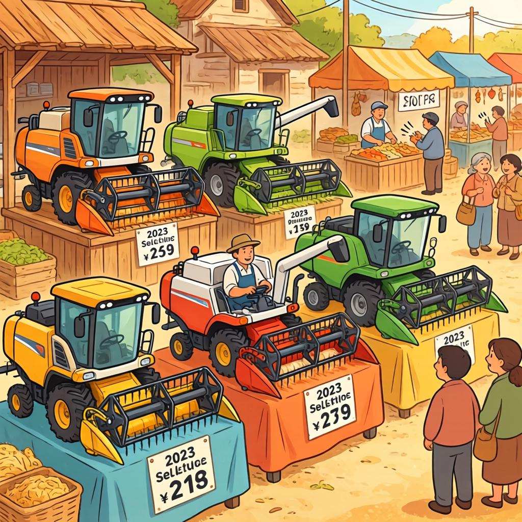 2023年小微收割机5大品牌销量、主销机型与价格(图2)