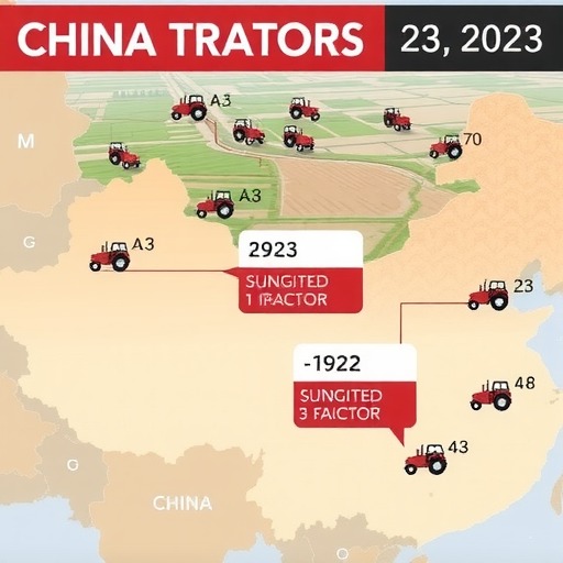 2023年各省区补贴拖拉机数量是多少？(图3)