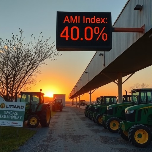 农机市场悄然关闭增长之窗——10月份AMI指数为40.0%(图1)