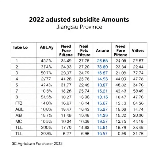 江苏省农机购置与应用补贴额一览表（2022年调整部分）(图1)