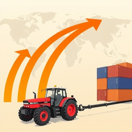 2023年1-9月：我国拖拉机累计出口金额同比增长41.4%(图1)