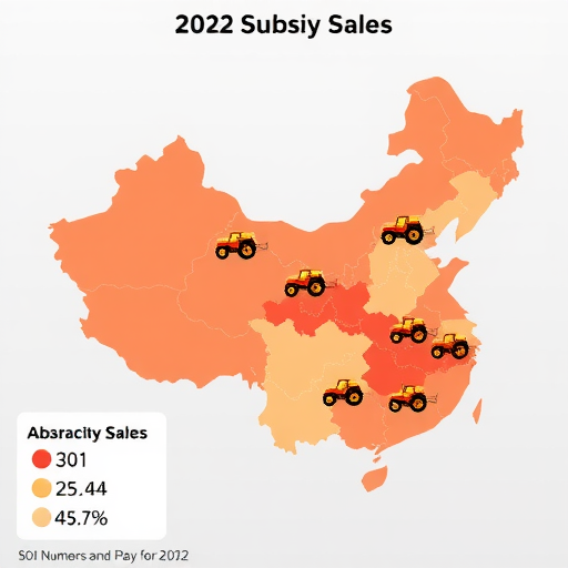 2022年各省区补贴销售联合收割机数量统计与计算(图1)
