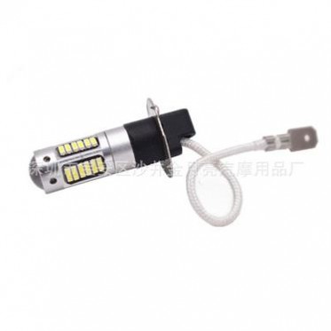 外贸新款 汽车LED雾灯 H3 4014 30SMD 大功率雾灯 LED防雾灯 车灯