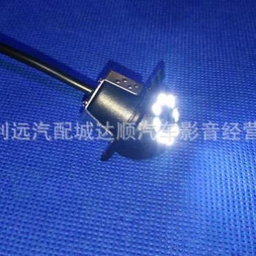 厂家车载高清草帽CCD夜视带灯摄像头