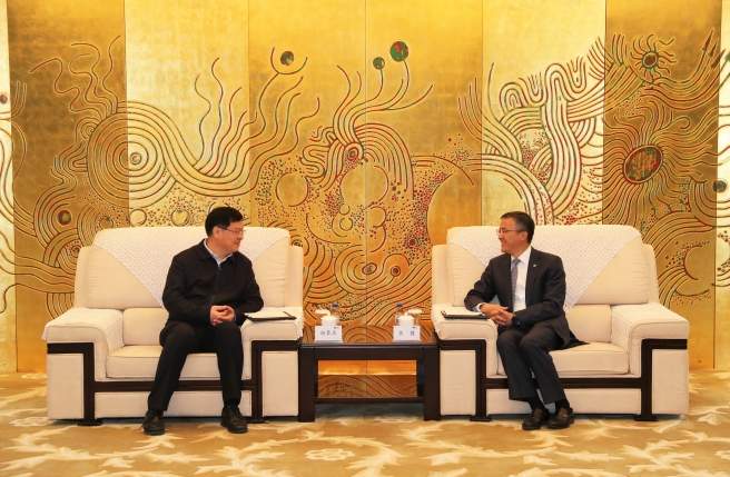 焦健会见青岛市委副书记、市长赵豪志