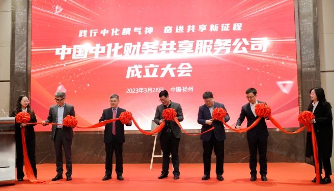 万邦化工财务共享服务公司揭牌