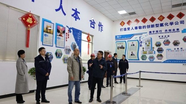李福利调研中化蓝天郴州基地