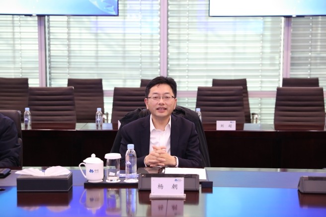 张方会见上海浦东新区副区长杨朝