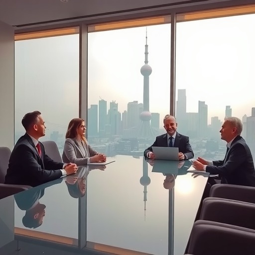 张方会见上海浦东新区副区长杨朝