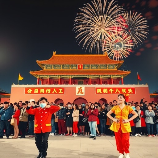 北京蓝星举办群众汇演喜迎国庆佳节