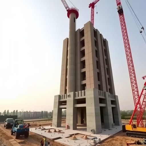 公司雄安总部001大厦塔楼超深桩完成施工