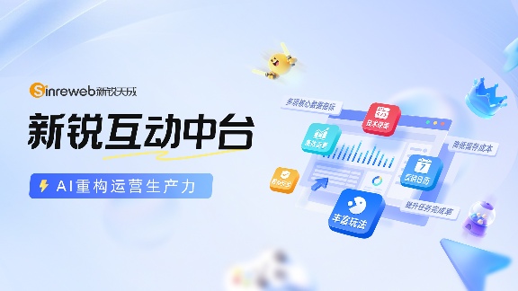 新锐天成发布“新锐互动中台”产品，AI赋能企业营销生产力升级 - 智象科技网