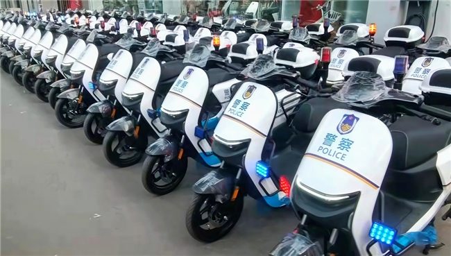 九号N85c警务电动车上岗 成为河南洛阳下辖县公安日常巡逻新搭档 - 智象科技网