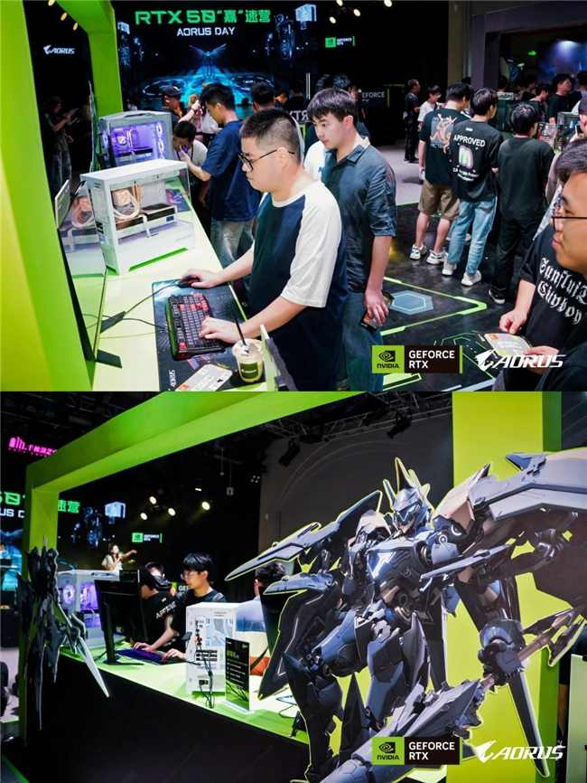 玩家齐赴技嘉AORUS DAY山城之约，RTX 50“嘉”速营奏响电竞狂想曲(图15)