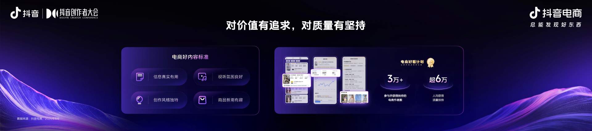2025抖音电商作者交流专场举办，发布平台全新导向：好内容有标准、经营有规范、成长有扶持(图6)