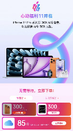 立减300元 京东11.11买iPhone 17 Pro低至8654元起 - 智象科技网