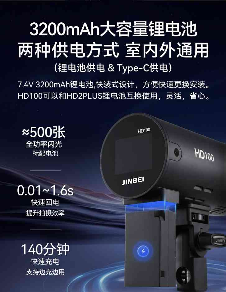 小巧便携，离机闪光！金贝HD100小型外拍闪光灯正式上市(图15)