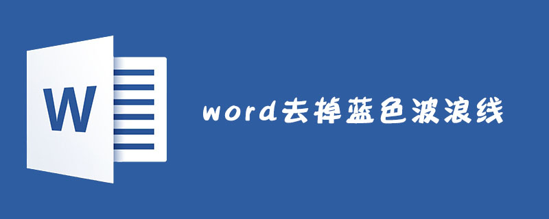 word如何去掉蓝色波浪线(图1)