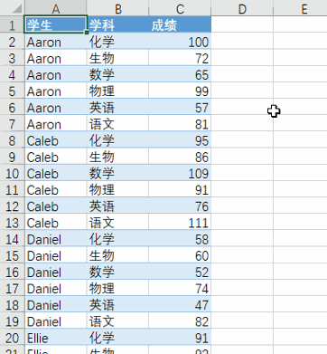 Excel 如何将二维表转换为一维表？(图10)