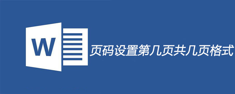 页码设置第几页共几页格式(图1)