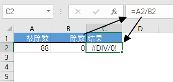 Excel 公式 #DIV/0! 错误 - 壹观办公网