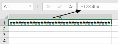 Excel 单元格显示 ##### 符号错误(图3)