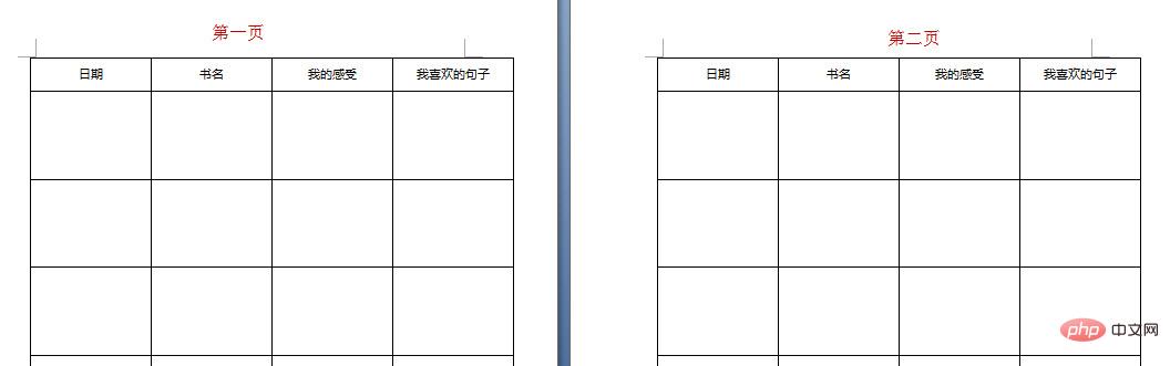 表格每页都有表头怎么设置(图2)