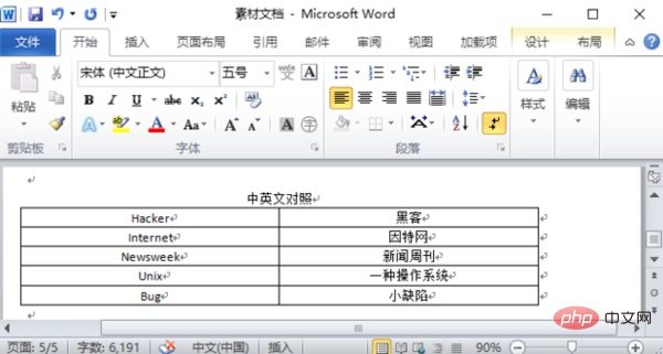 Word表格内容居中怎么设置(图6)