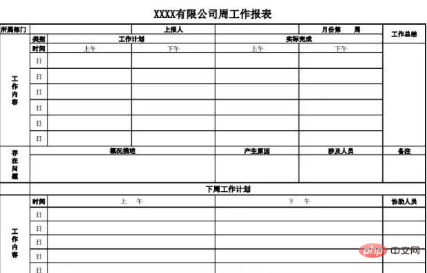 常用办公表格有哪些(图2)