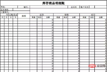 常用办公表格有哪些(图5)