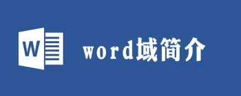 在word中何为域 - 壹观办公网
