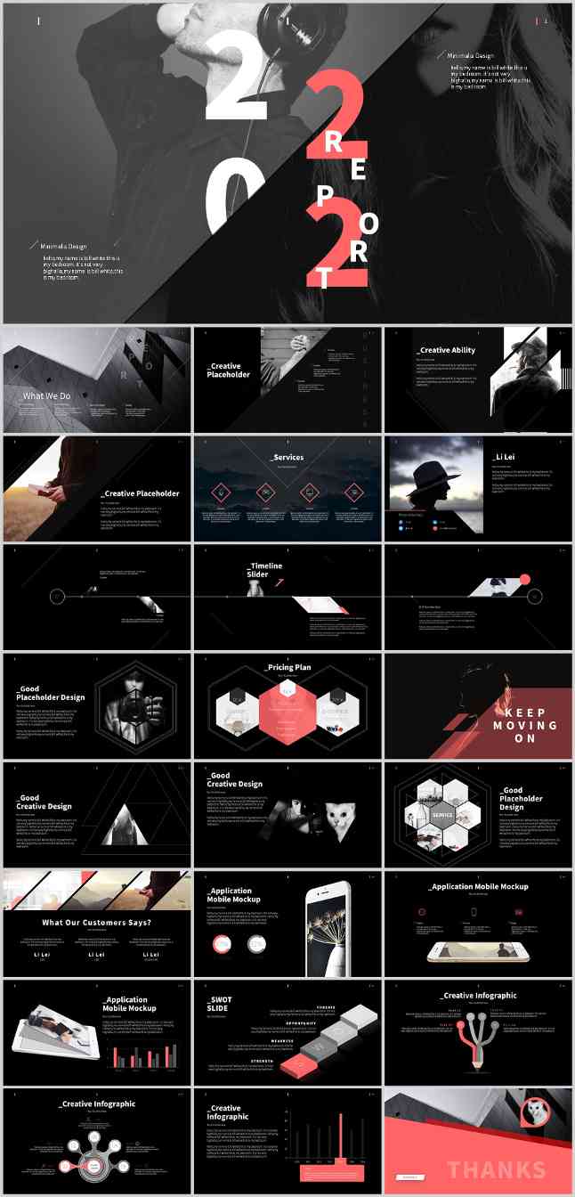 欧美极简风PPT：模版与实际使用是两回事？(图1)