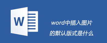 word中插入图片的默认版式是什么 - 壹观办公网