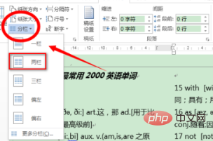 word如何实现两列排版(图5)