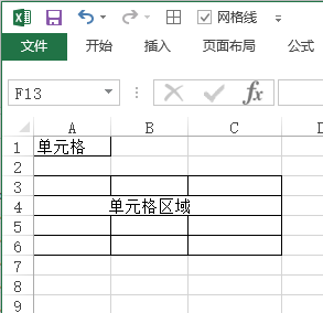Excel 单元格相关常见术语(图1)