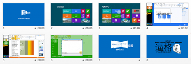 PPT模板|视频级动画效果：另一个Win8风格PPT(图2)