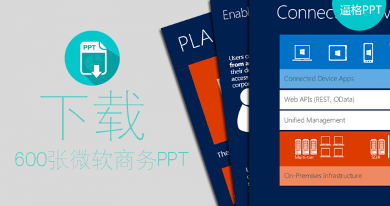 PPT模板|年终总结PPT大杀器：600+微软商务PPT模板(图1)