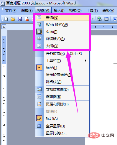 word2010在什么视图方式时窗口中带有网格线(图4)