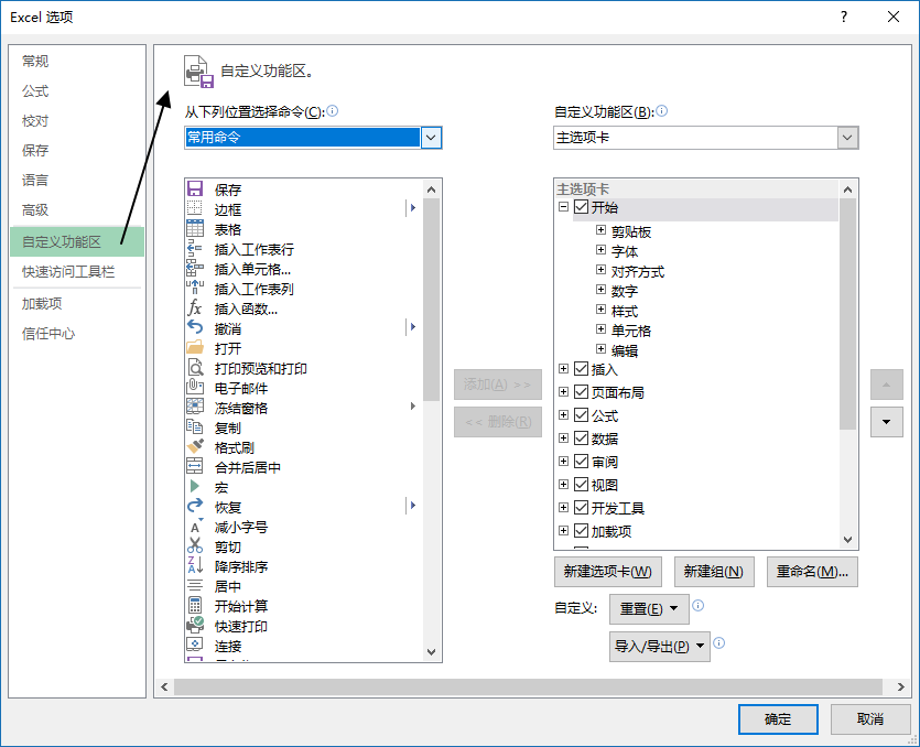 自定义功能区(图1)
