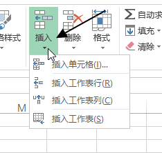 开始 - 单元格命令组(图2)