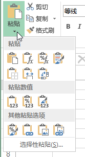 开始 - 剪贴板命令组(图2)