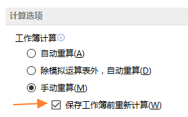 设置公式计算选项(图4)