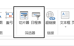 插入 - 筛选器命令组(图1)