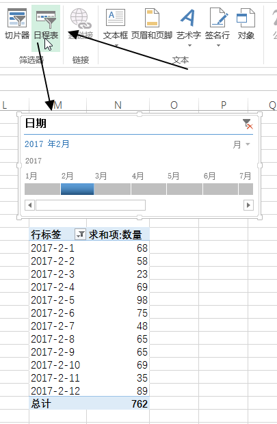 插入 - 筛选器命令组(图3)