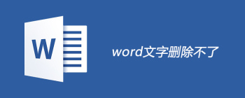 word文字删除不了解决方法 - 壹观办公网