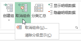 数据 - 分级显示命令组(图3)