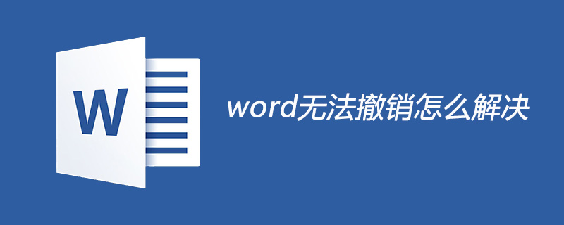 word无法撤销怎么解决(图1)