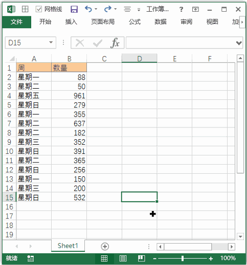 Excel 快捷键：插入列(图1)