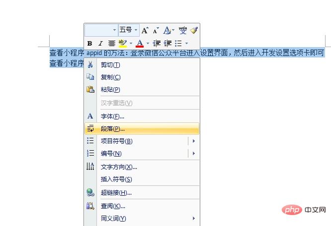 Word中段前空两格怎么设置(图2)