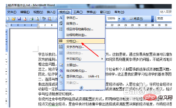 如何设置分栏格式(图4)
